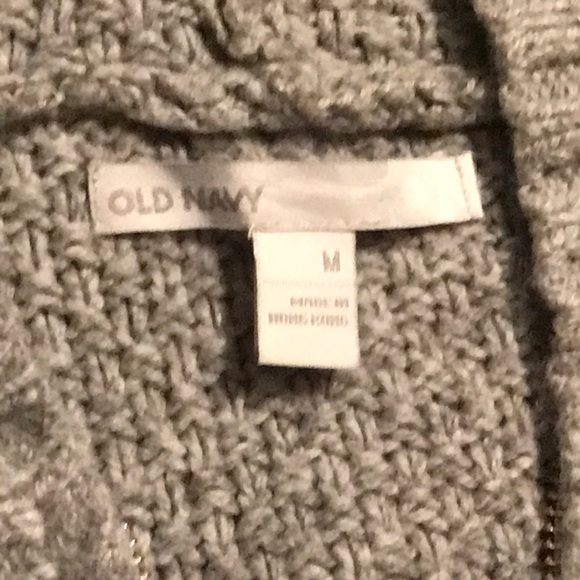 OLD NAVY chunky zipper front sweater - Picture 3 of 9